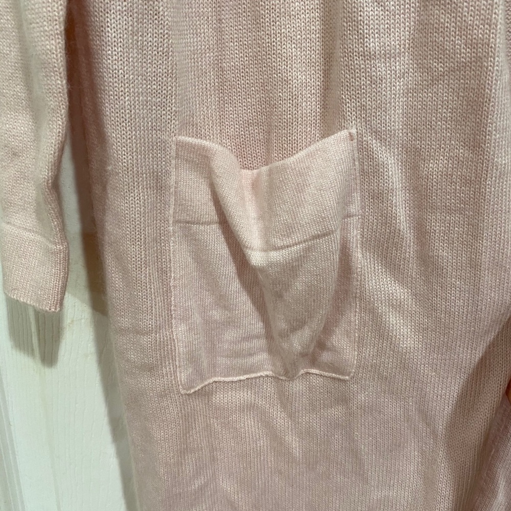 Portolano Light Pink Cashmere Robe - Picture 5 of 8